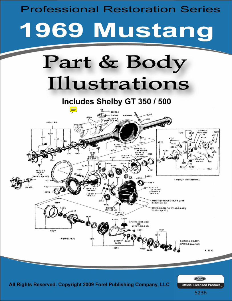 PDF) DEMO - 1969 Mustang Part & Body Illustrations 
