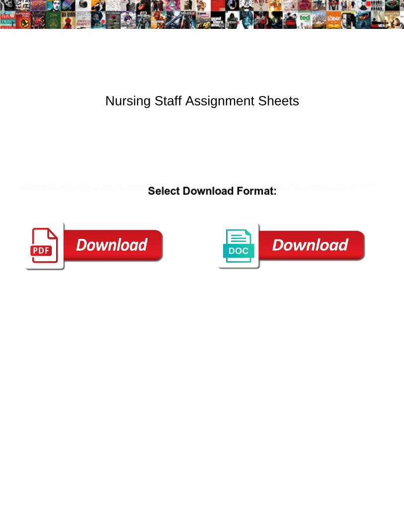 types of assignment for nursing staff