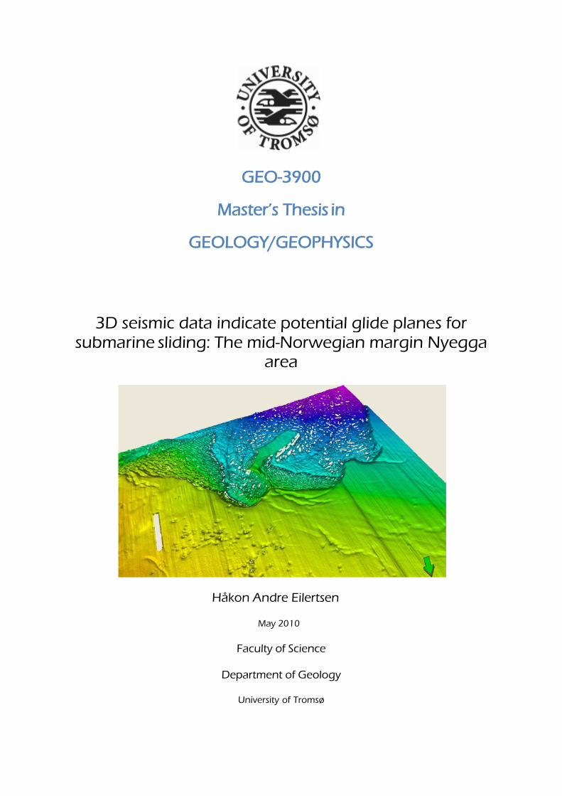 masters thesis geophysics