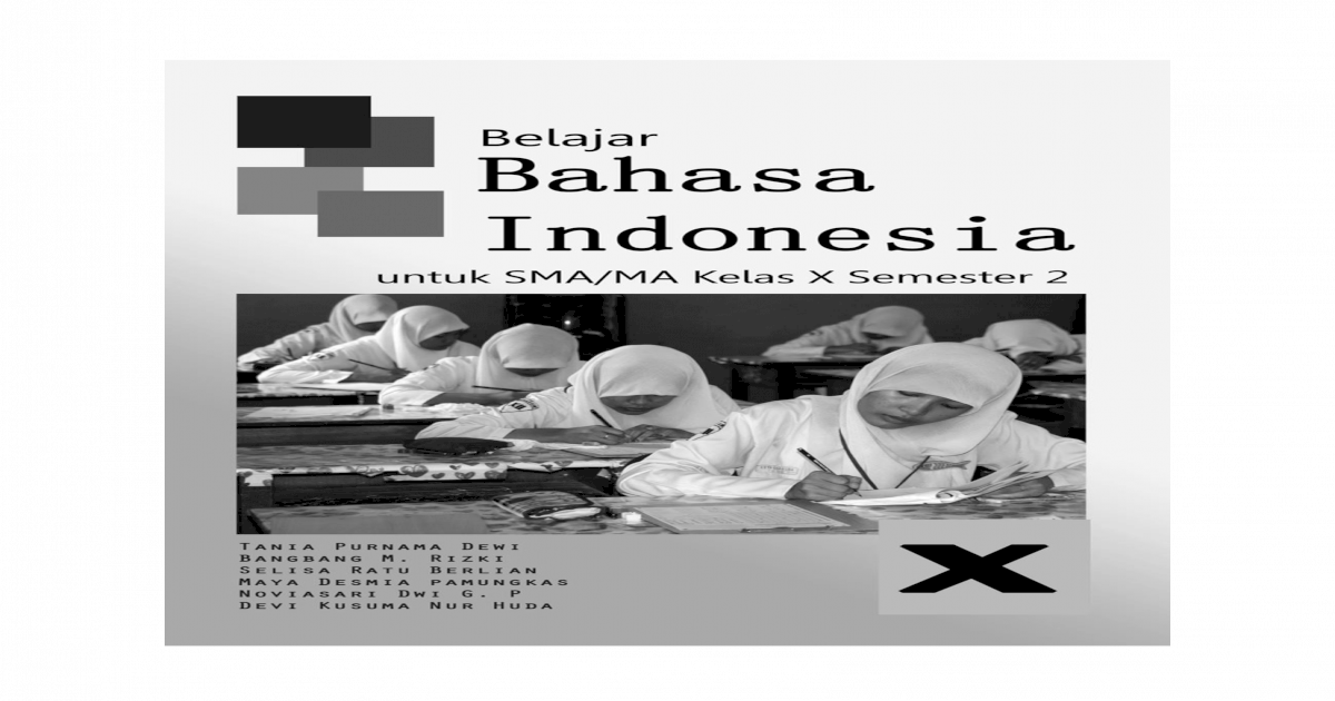 Belajar Bahasa Indonesia Kelas X Semester 2