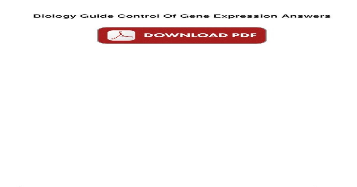 Bestseller: Pogil Activities For Ap Biology Answers Gene ...