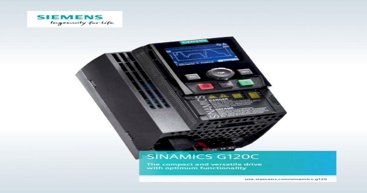 SINAMICS G120C - ??A wealth of compelling advantages The SINAMICS G120C  drive is especially compact, delivering high power density  &acirc;&euro;&rdquo; with seven frame sizes, it covers a range