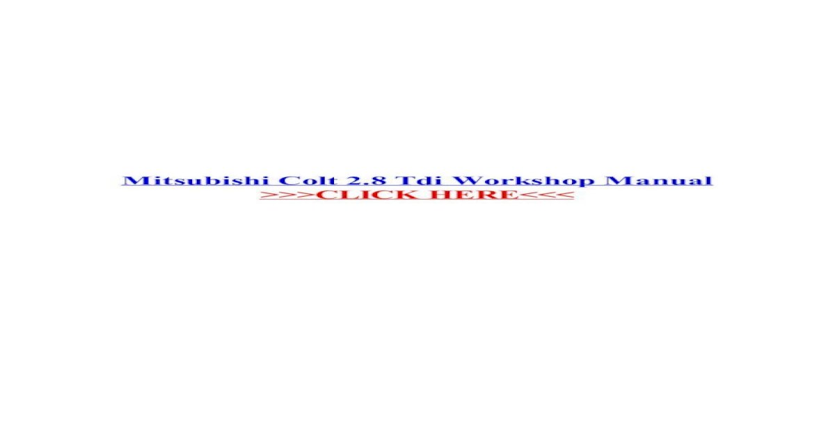 Mitsubishi Colt 2.8 Tdi Manual preview image Mitsubishi colt bakkie club cab 2.8tdi in