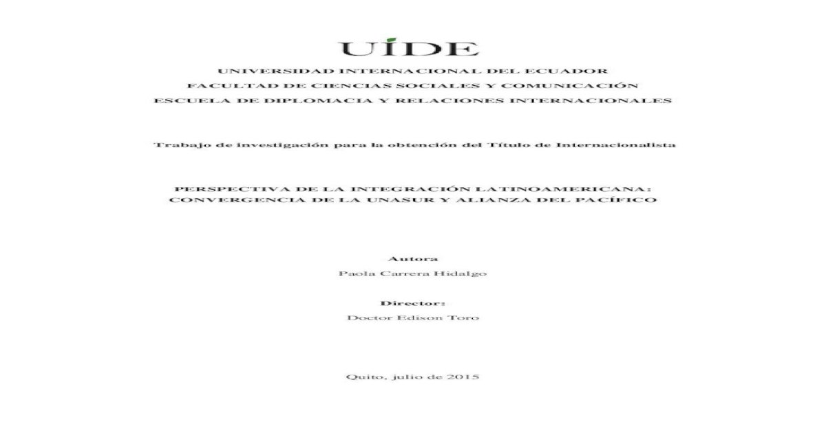 UNIVERSIDAD INTERNACIONAL DEL ECUADOR FACULTAD .UNIVERSIDAD INTERNACIONAL  DEL ECUADOR ... CONVERGENCIA