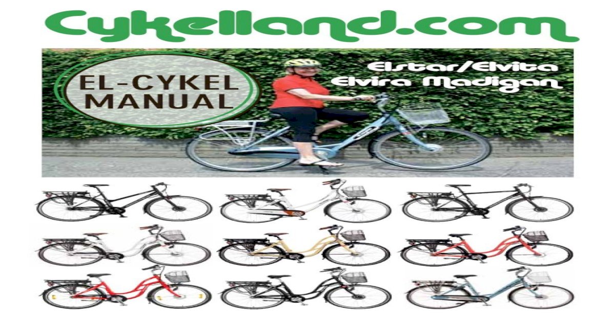 Elcykel manual 2014