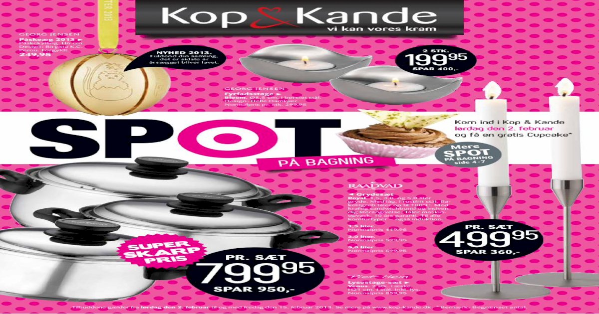 Kop & Kande tilbudsavis uge 6 2013