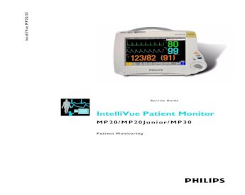 MP20 20J 30 IntelliVue Patient Monitor Service Guide Rel. F.0 M8001-9301E  (ENG)